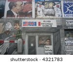graffiti on section of berlin...