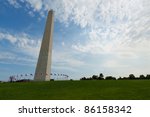 washington monument in the...