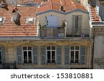 old vintage french rooftops...