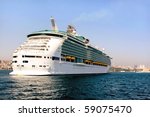 luxury cruise ship in bosporus  ...