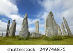 prehistoric site with menhirs...