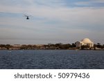 view of jefferson memorial with ...