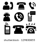 Classic Telephone Silhouette Free Stock Photo - Public Domain Pictures