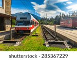  high speed electric train at...