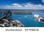 sydney harbour opera house and...