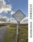 passing place sign on the road...