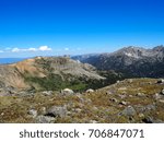 Small photo of View from the top of Caribou Pass along the Continental Divide in the Indian Peaks Wilderness in Colorado