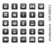  transportation icon set 