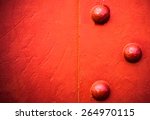 red metallic wall background....