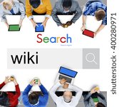 Small photo of Wiki Website Database Key Knowledge Information Concept
