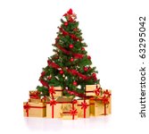 Christmas Tree Green Background Free Stock Photo - Public Domain Pictures