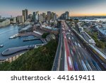traffic and cityscape from...