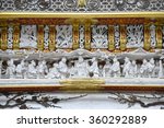 beautiful white sculptures at...