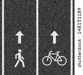 bicycle and pedestrian paths....