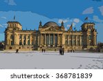 drawing of the reichstag ...