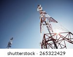 telecommunications tower with...