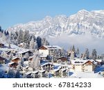 winter holiday houses in swiss...