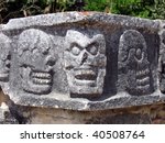 maya stone skulls
