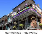 typical french quarter wrought...