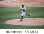 Small photo of SCRANTON, PA - MAY 8: Scranton Wilkes Barre Yankees pitcher Hector Noesi throws a pitch in a game against the Pawtucket Red Sox at PNC Field on May 8, 2011 in Scranton, PA.