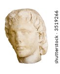 marble head of alexander the...