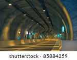interior of an urban tunnel...