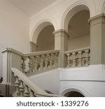 stairs in gallery