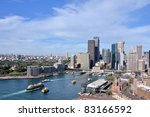 great view of sydney skyline in ...