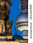 berlin cathedral and tv tower
