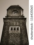 old building clock in melbourne....