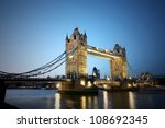 thames river night view with...