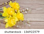 bouquet of yellow narcissus...