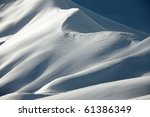 mountains covered by snow