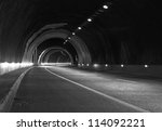 interior of an urban tunnel...