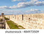 Small photo of Defensive Wall. The defensive walls surrounding the historic city of Famagusta in the Turkish Republic of Northern Cyprus date back to the 15th century.