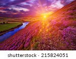 colorful landscape scenery with ...
