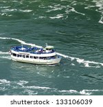 boat on niagara river
