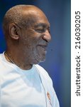Small photo of LINCOLN, CA - September 06: Bill Cosby performs in support of his Far From Finished tour at Thunder Valley Casino Resort in Lincoln, California on September 06, 2014
