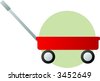 Clipart Red Wagon