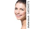 Beauty Model Girl. Youth and Skin Care Concept. Beauty Teenage Model