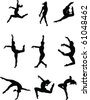 Dancer+silhouette+splits