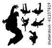 Hip+hop+dancer+silhouette+clip+art