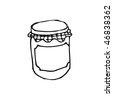 jam jar vector