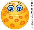 stock-vector-emoticon-with-many-kisses-7