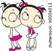 Twin Cartoon Girls