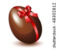 Chocolate Egg Cartoon