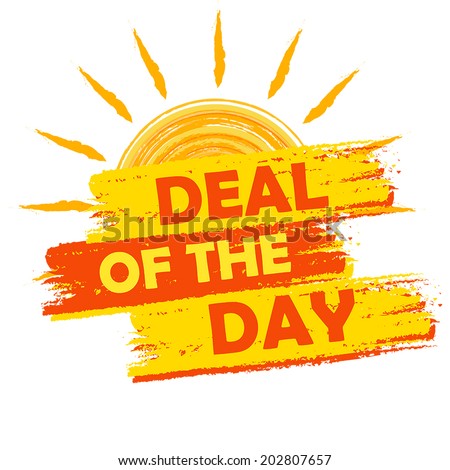 Deal of the day logo This section of the page contains a carousel that visually displays various slides one at a time. For screen reader users, these slides appear in a list below.