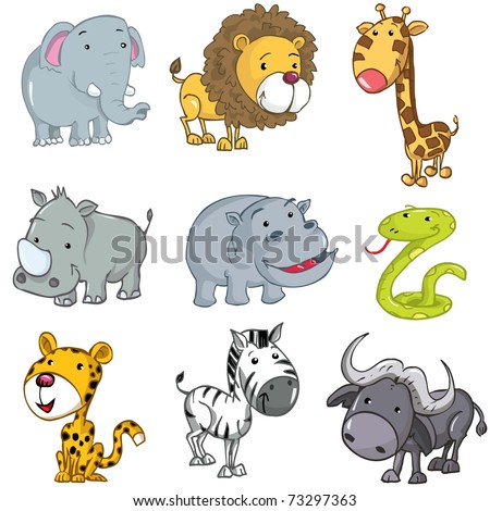 Cartoon Animals Stock Photos, Images, & Pictures | Shutterstock