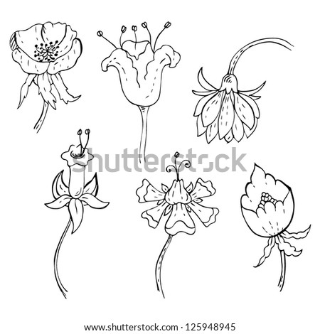 Vector Drawing Fairy Elf Stock Vector 301143860 - Shutterstock