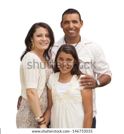 hispanic father mother daughter spanish background shutterstock isolated chinese girl